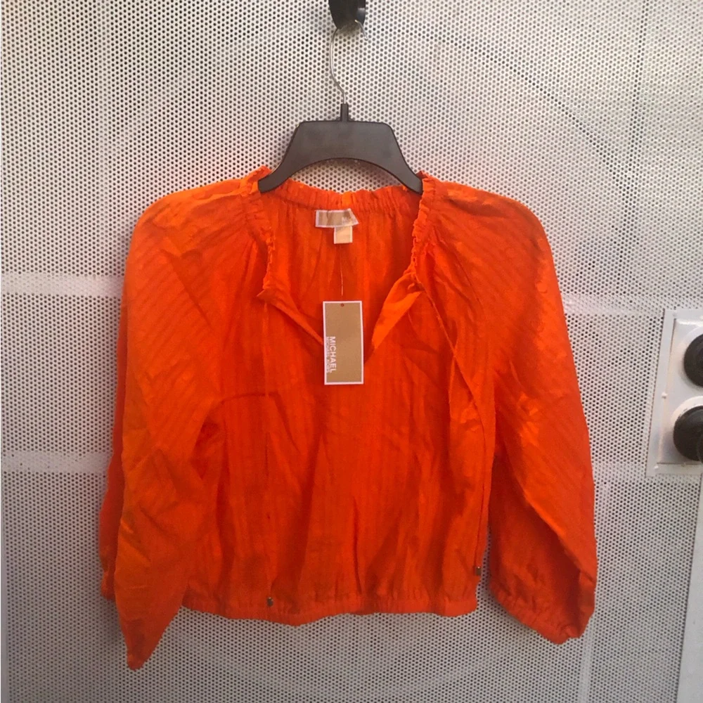 Michael Kors - Bright Orange Blouse